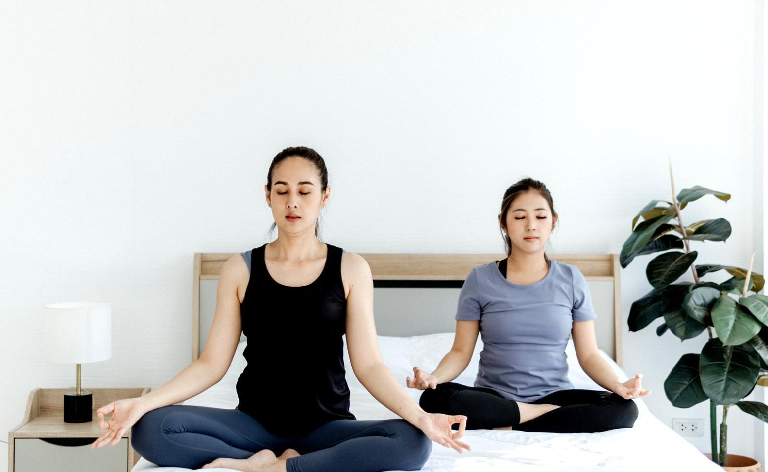 Espace de méditation moderne en entreprise